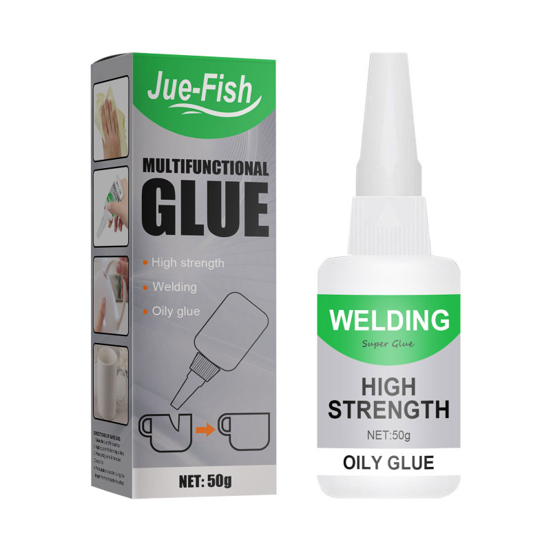 main Jue-Fish Multi-Functional Ceramic Waterproof Transparent Adhesive (50g) Quick-Drying Adhesive For Glass And Wood, Universal Adhesive