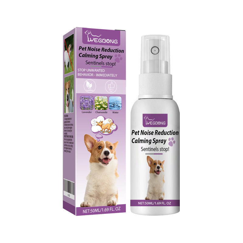 main Yegbong Pet Noise Reduction Calming Spray, Prevent Stress Soothe Pet Calm Mood Reduce Pet Noise Spray