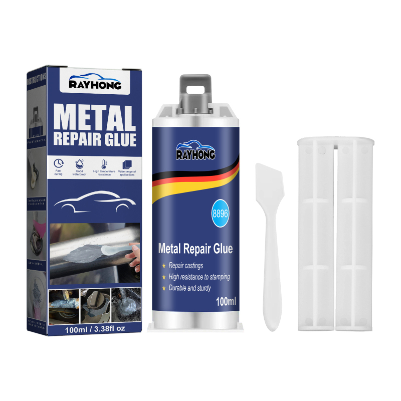 main Rayhong Metal Casting Adhesive (100ml) High-Temperature Resistant Welding Adhesive, A Strong Electric Welding Adhesive For Metal Castings With Sand Holes, Gas Holes And Cracks