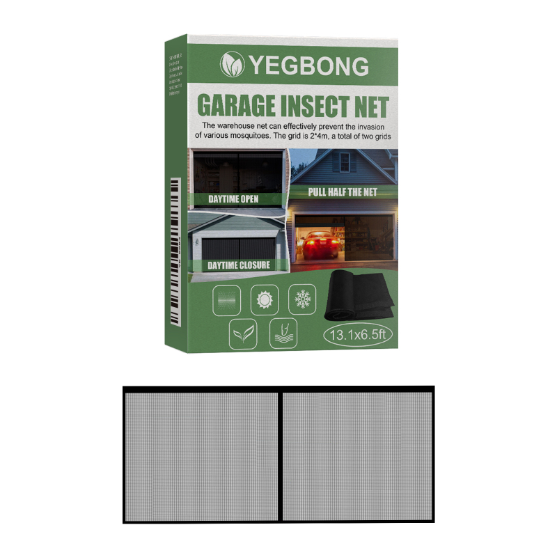 main Yegbong Garage Bug Net Velcro, Seamless Retractable Portable Mosquito Net Garage Door Screen Is Easy To Install