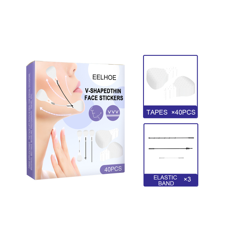 main EELHOE V-Shaped Thin Face Stickers, Tighten Facial Skin And Shrink Jaw Muscles V Face Lift Shaper