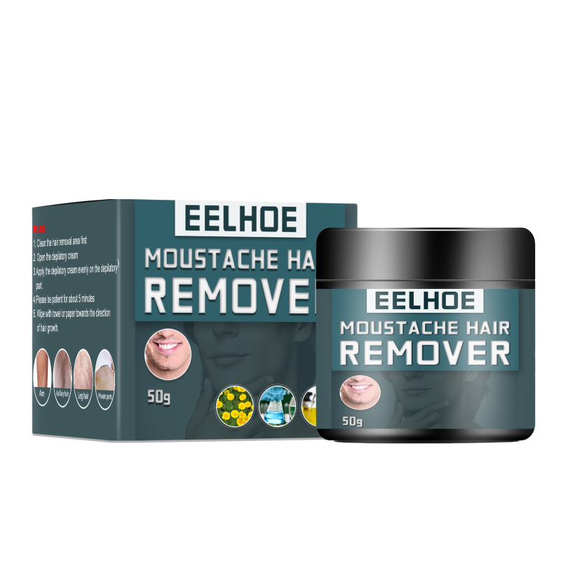 main EELHOE Men's Hair Removal Cream, Facial Armpit Leg Chest Hair Clean Not Damaging Skin Hair Removal Cream