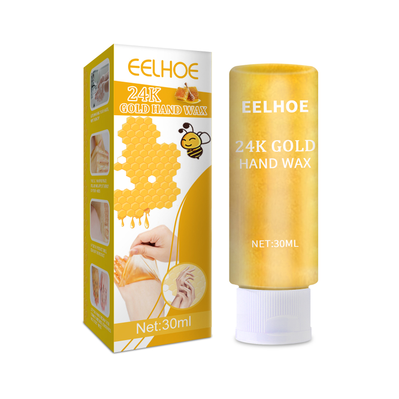 main EELHOE 24k Gold Hand Mask, Moisturizing And Exfoliating Delicate Hands Care Honey Hand Mask