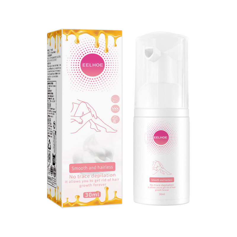 EELHOE Honey Mousse Hair Removal Spray, Armpit And Leg Hair Moisturizing And Nourishing Foam, Gentle And Skin-Friendly Hair Removal Spray