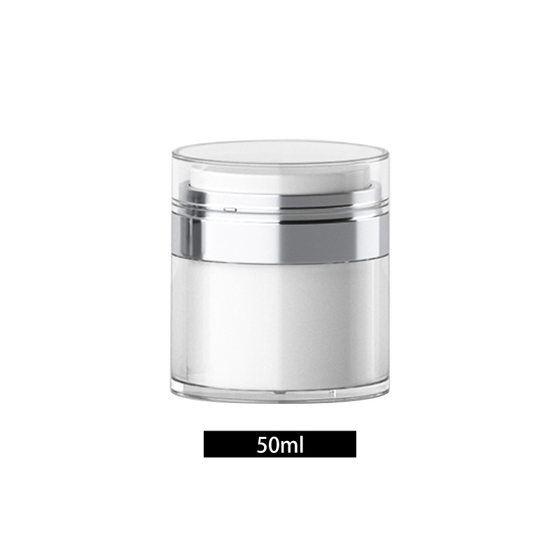 main EELHOE Vacuum Bottle Acrylic Press Vacuum Cream, Lotion Light Cream Bottle Travel With Makeup Dispenser Bottles