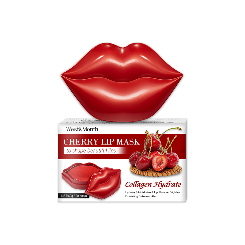 main West&Month Lip Sleeping Mask, Moist Hydrating Fade Lip Lines Of Lip Stick Chamfer Care