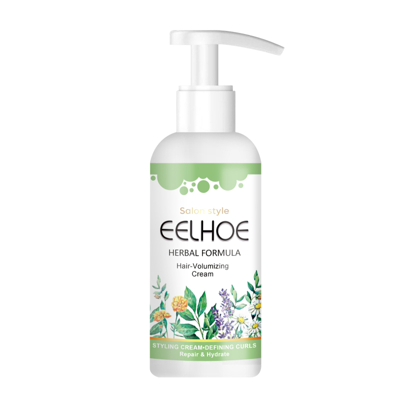 main EELHOE Elastic Volumizing Hair Cream, Anti-Frizz Curls Volumizing Natural Volumizing Styling Hair Treatment Elastin