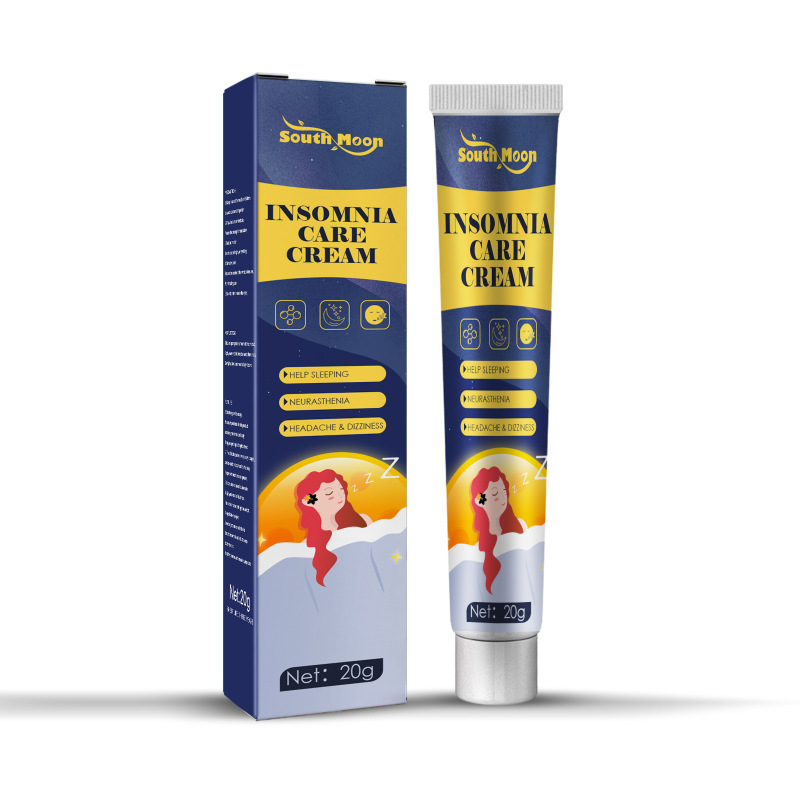 main South Moon Insomnia Care Cream, Insomnia Cream To Improve Sleep Quality To Help Sleep Sun Acupoint Insomnia Ointment