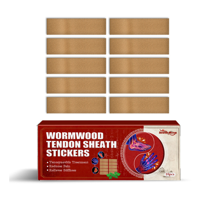 main South Moon Wormwood Tendon Sheath Stickers, Plantar Heel Spurs Stick To Joint Pain Tendon Sheath Stick To Heel