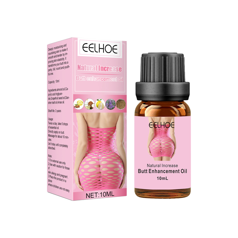 EELHOE Butt Essential Oil, Lift Shape Peach Butt Line Body Shaping Firming And Moisturizing Butt Care Essential Oil