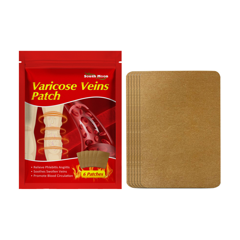 South Moon Varicose Veins Patch, Relief Of Swelling Pain Earthworm Leg Massage Activating Repair Patch