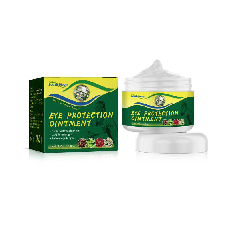 main South Moon Eye Protection Ointment, Alleviate Eye Fatigue Dry Eyes, Acid Bilges Firming Moisturizing Massage Eye Ointment For External Use Only