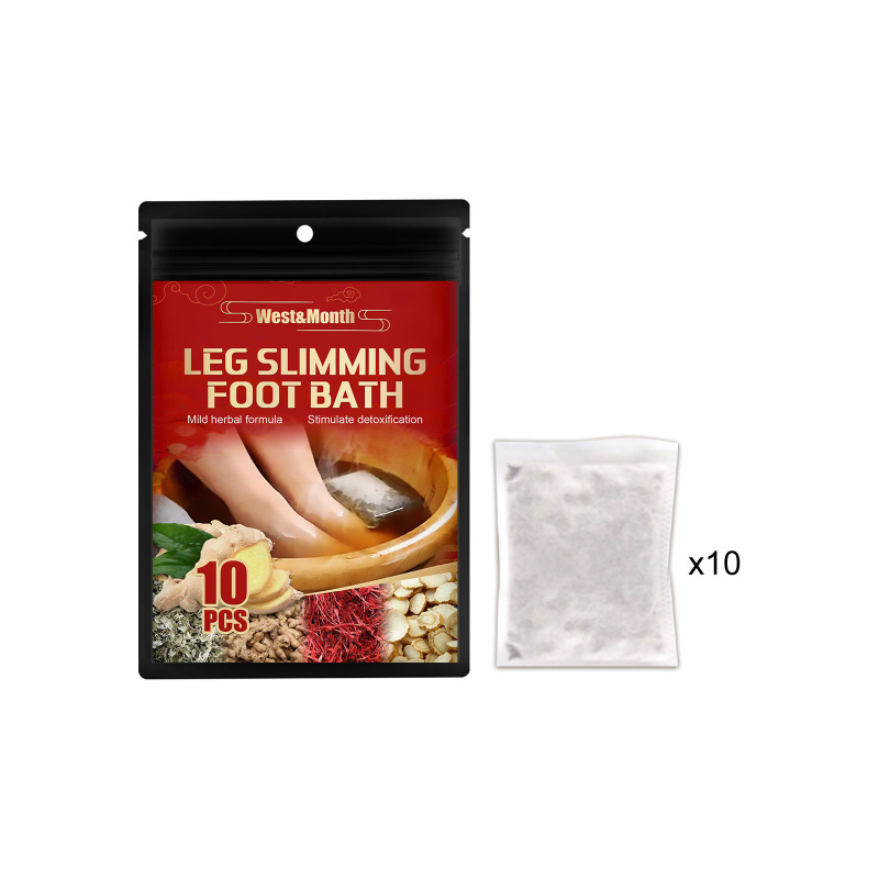 main West&Month Leg Slimming Foot Bath, Relieve Leg Soreness And Swelling Discomfort Cold Relief Wet Foot Bath Kit