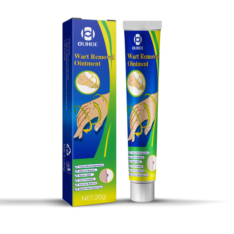 OUHOE Wart Remover Ointment, Remove Hou Warts Flat Corn Plaster Flat Grains Warts, Foot And Repair Skin Dot Mole G Wart Cream
