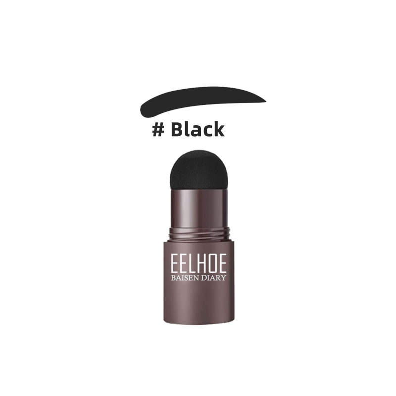 main EELHOE Eyebrow Print Mold Eyebrow Drawing (Black Single Bottle) Lazy Eyebrow Filling Makeup Eyebrow Cake Waterproof Hairline Powder