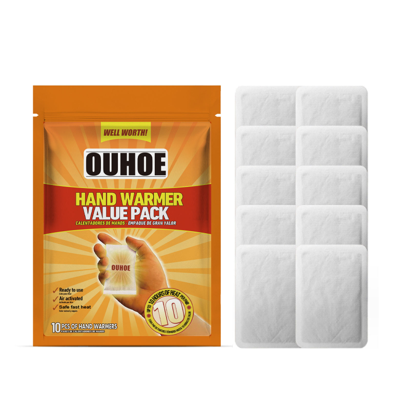 main OUHOE Hand Warmer Value Pack, Portable Warm Disposable Heating Baby Paste Winter Cold