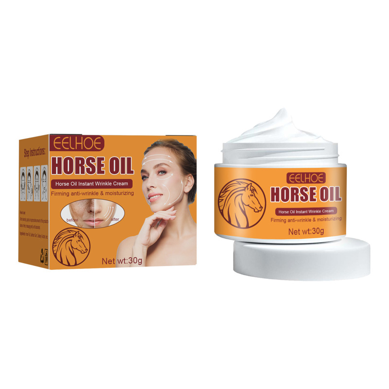 main Eelhoe Horse Oil Instant Anti-Wrinkle Cream Firming Fine Lines, Brightening, Lightening, Spot Brightening And Wrinkle Reducing Skin Care