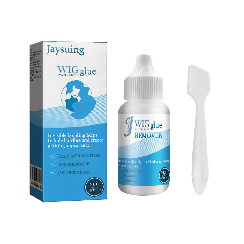main Jaysuing Traceless Wig Glue, Hair Curtain Glue Hair Extensions Lace Head Cover Does Not Hurt The Skin Invisible Glue Sticky