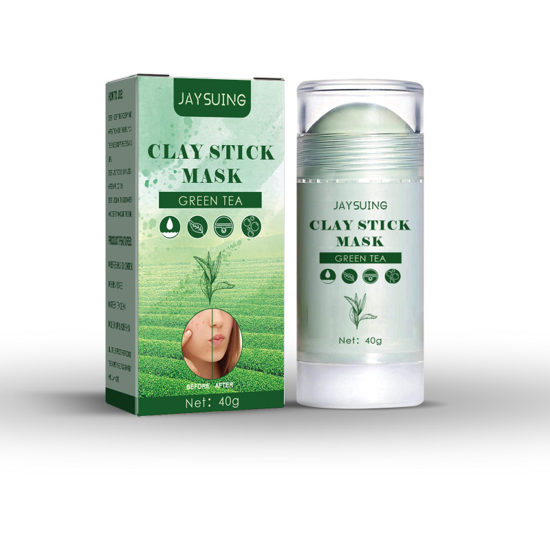 main Jaysuing The Green Tea Mask Deeply Cleanses Pores, Making The Skin Dry And Non-Sticky. Apply The Mask Stick