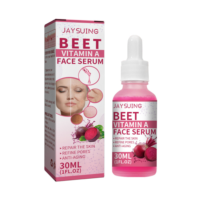 main Jaysuing Beet + Vitamin A Face Serum, Repair Skin Turmeric Double Ingredient Oxidized Liquid Face Essence