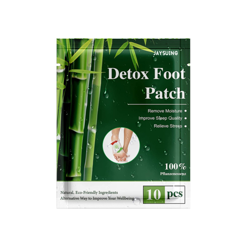 main Jaysuing Bamboo Vinegar Sole Patch Gentle Clean Comfortable Massage Foot Relief Sole Discomfort Care Patch