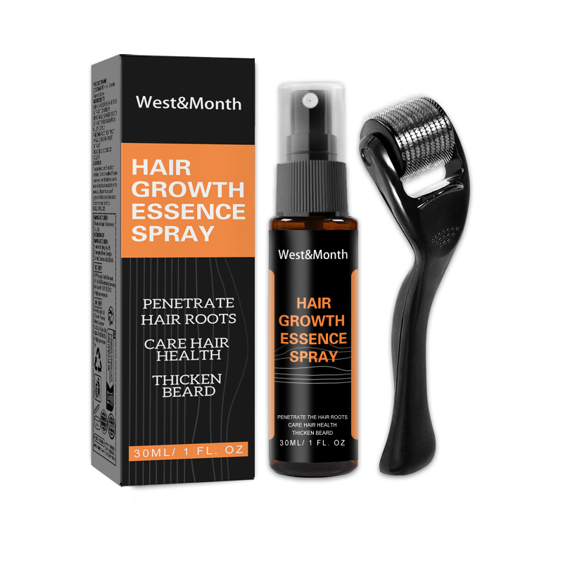 main West&Month Polygonum Multiflorum Anti-Loss Hair Care Solution Hair Ginger Spray Thickening Hairline Treatment Solution