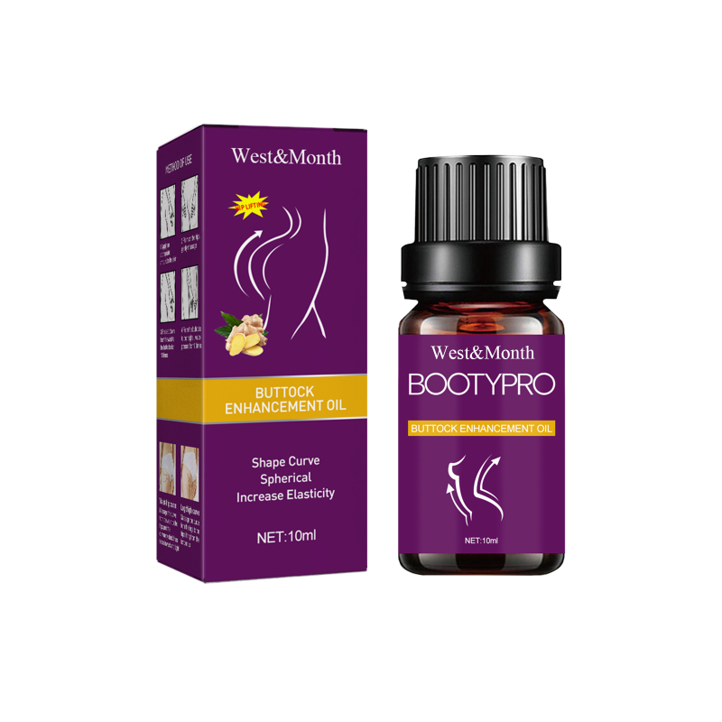 main West&Month Hip Care Essential Oil (10ml) Lifting Massage Oil Firming Skin Highlighting Body Curves Care Oil
