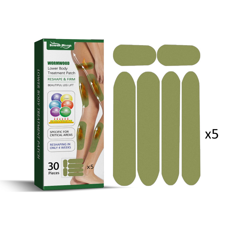 main South Moon Wormwood Leg Patch, Helps To Improve The Line Of The Legs Of Lazy People To Shape And Tighten The Skin Of The Legs
