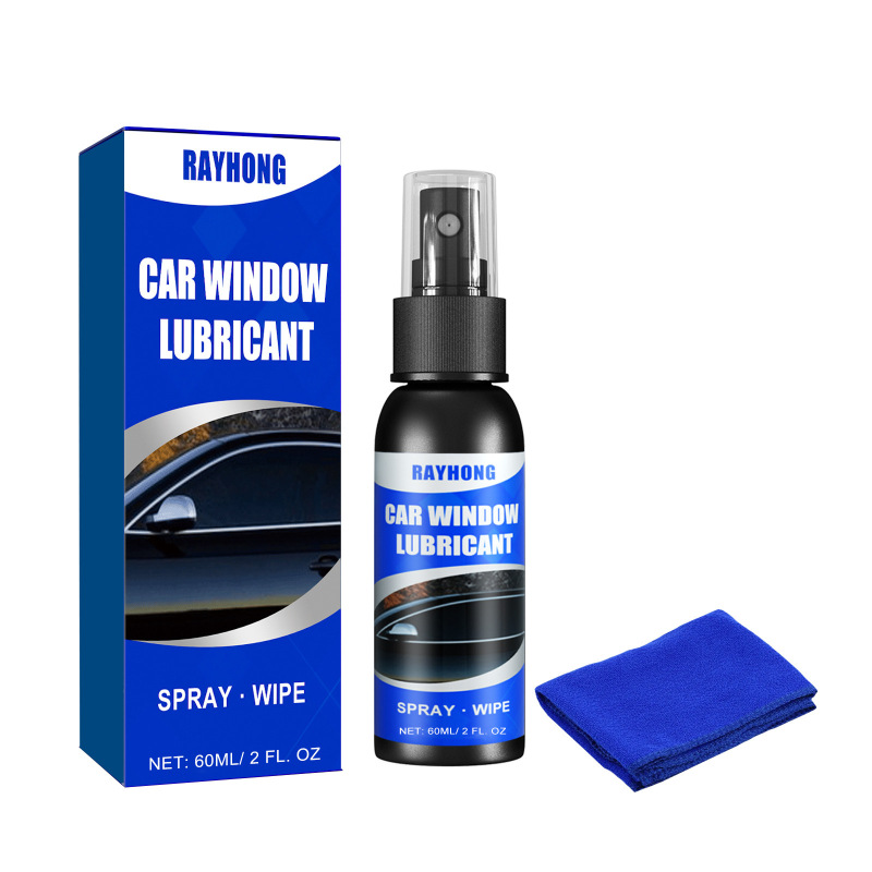 Rayhong Car Window Lubricant, Lifting Glass Noise Elimination Skylight Track Sealing Strip Rubber Lubrication Spray