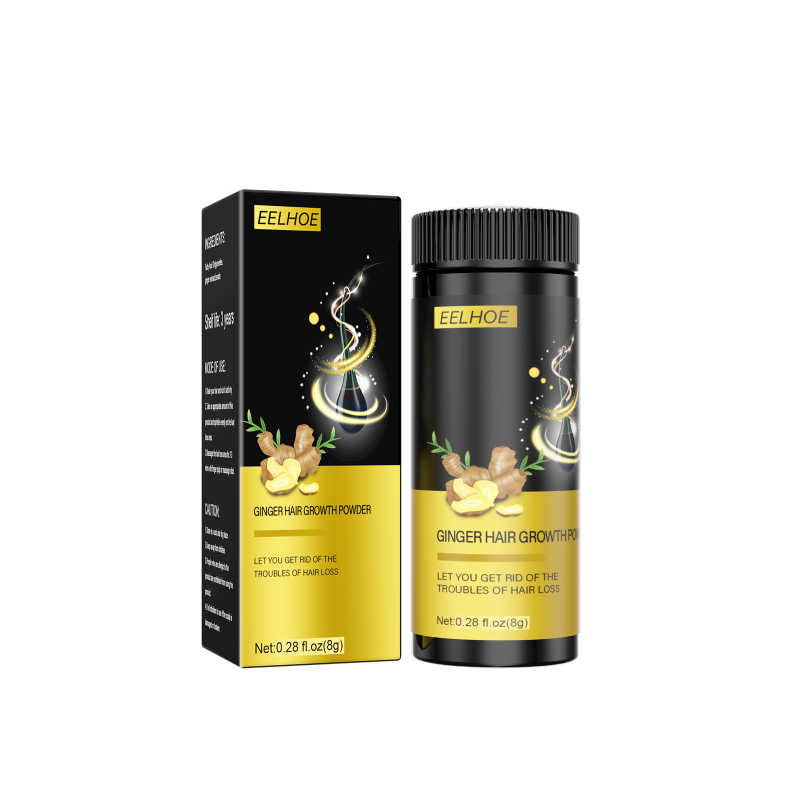 EELHOE Hair Care Powder, Moisturizes And Strengthens Hair Thick And Dark Hair Ginger Hair Care Powder