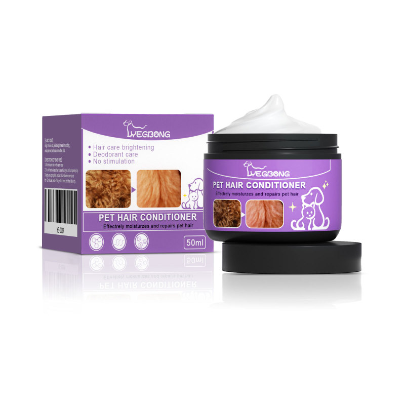 main Yegbong Pet Hair Conditioner, Fluffy Soft Not Knot Pet Pet Hair Clean Nursing Hair Cream