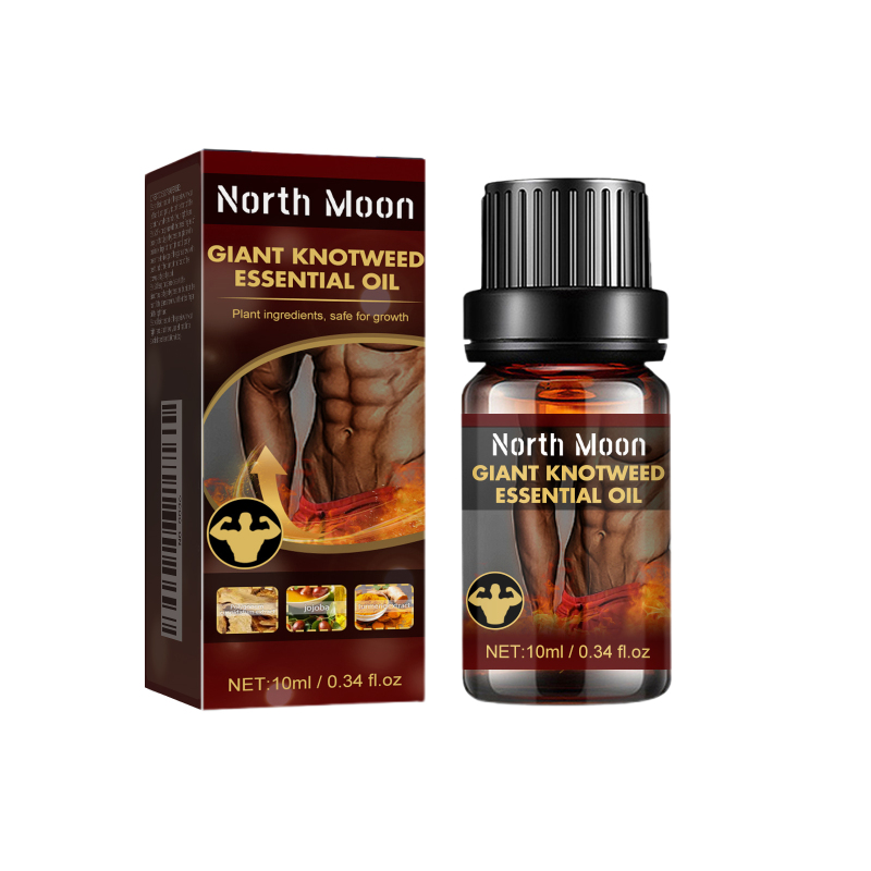 main North Moon Men's Body Massage Essential Oil, Body Skin Care External Massage Essential Oil To Enhance Endurance