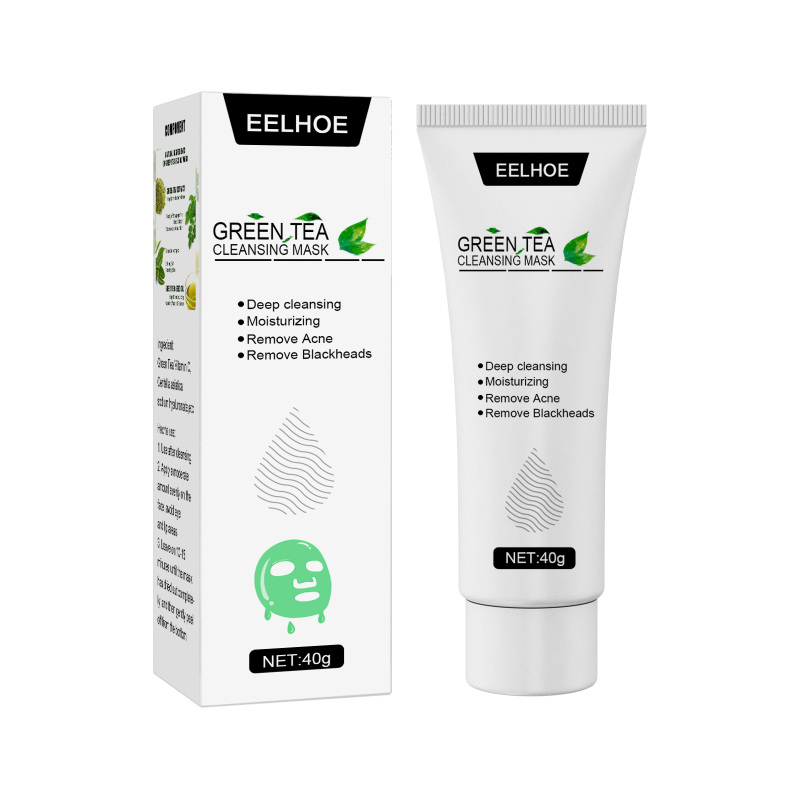 main EELHOE Green Tea Peel Mask, Hydrates Cleanses Skin Remove Blackheads And Pimples, Tight Pore Mask