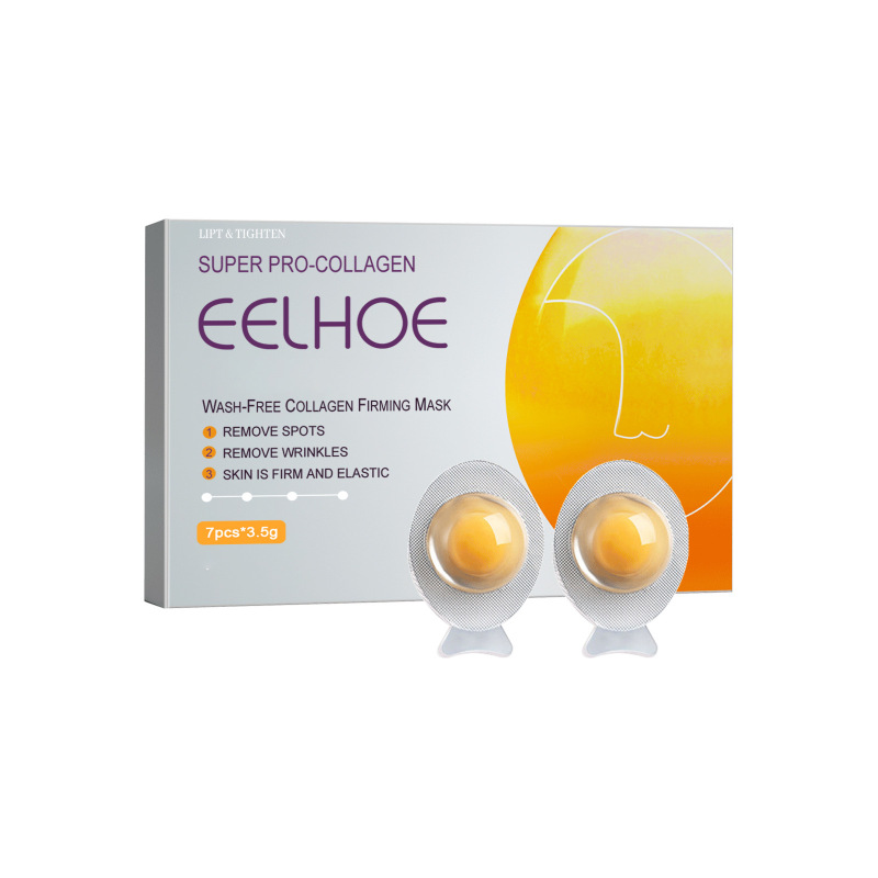 main EELHOE Collagen Firming Mask Facial Lightening Spots Firming Wrinkles Eye Fine Lines Tender Skin Anti-Wrinkle