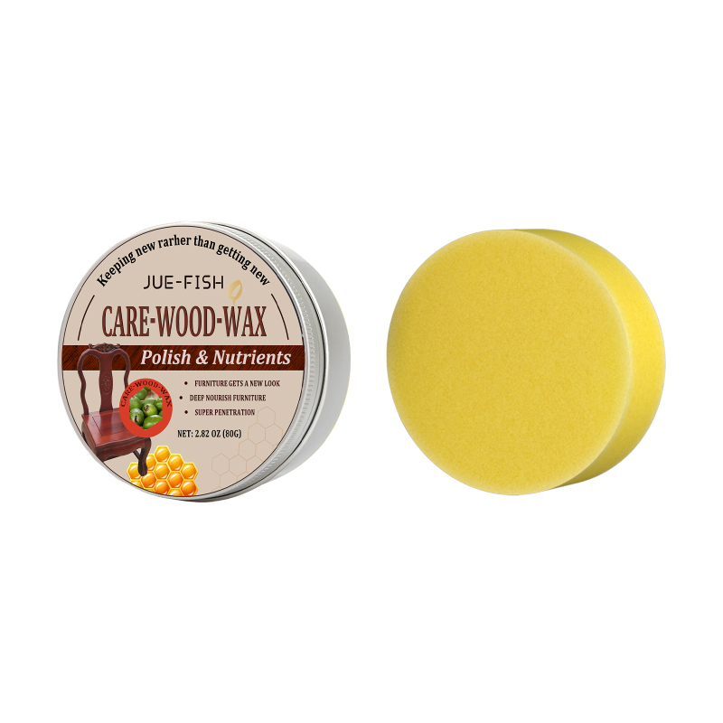 main Jue-Fish Wax Oil Care Polish, Clean Hydrophobic Maintenance Beeswax Wood Floor Furniture Brightening And Polishing