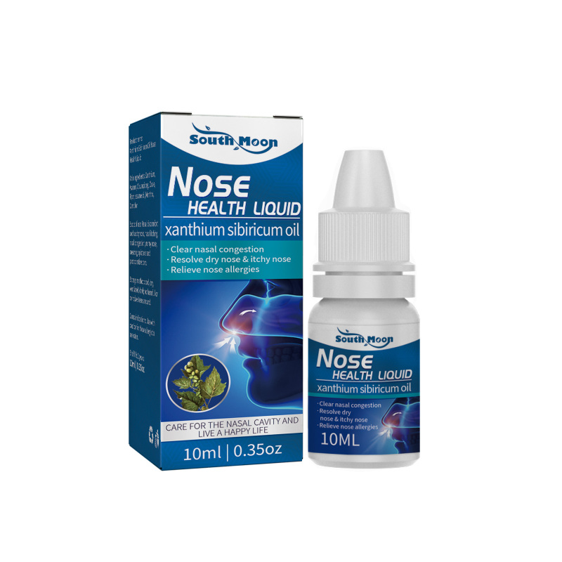 main South Moon Xanthium Oil Bi Shu Health Care Solution, Sneezing To Relieve Nasal Allergy Dry Itching Dredging Nasal Congestion Solution
