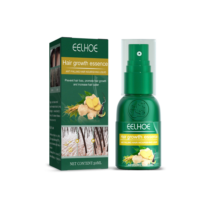main EELHOE Ginger Hair Growth Spray, Nourishing And Nourishing Hair Root, Hair Care Solution To Prevent Scalp Loss