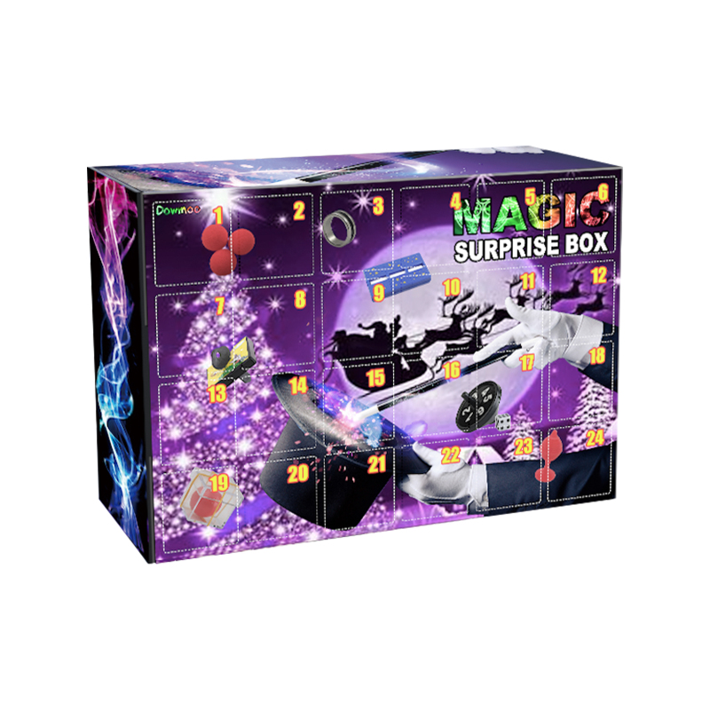 main Dowmoo Magic Decompression Blind Box, Christmas Spirit Gift Magic Props Blind Box Magic Toys Fun Blind Box
