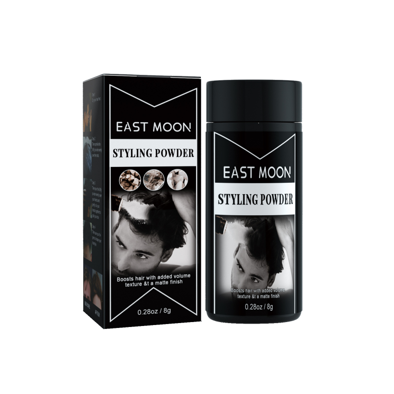 main East Moon Men's Texture Powder, Effective Moisturizing Styling Hair Voluminous Lasting Cool Styling Styling