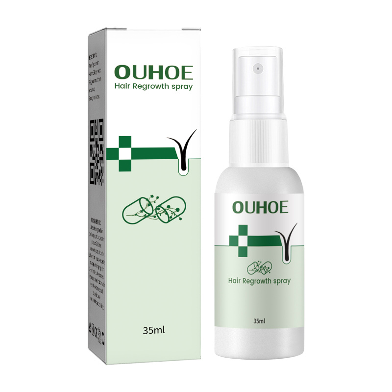 main OUHOE Hair Growth Spray, Thickening Preventing Loss And Repairing Hair Follicle Damage Dry And Frizzy Hair Spray