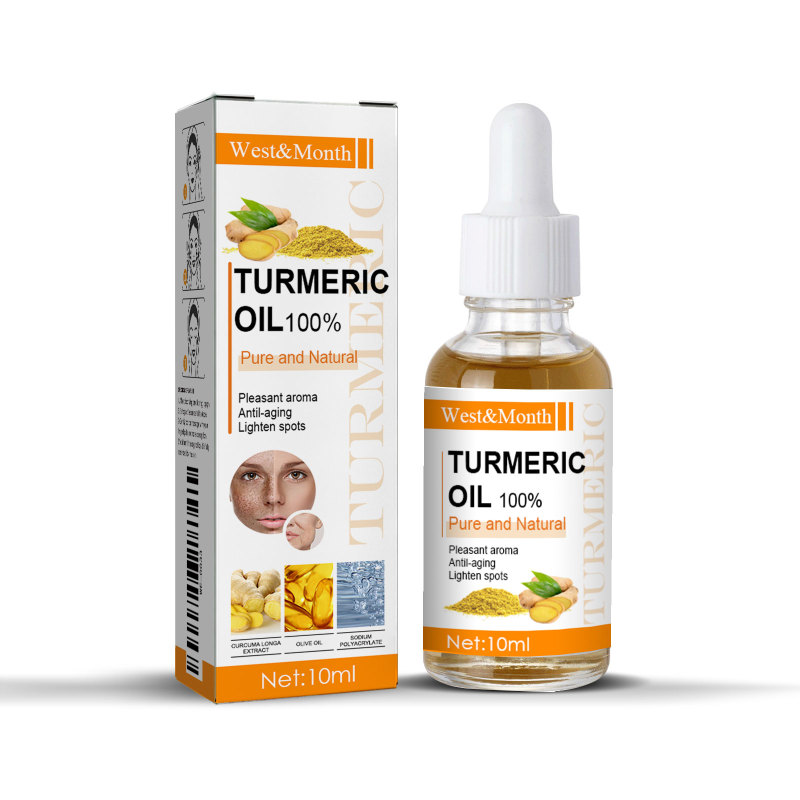 main West&Month Turmeric Essential Oil, Skin Firming Skin Care Gentle Care Moisturizing Facial Essential Oil