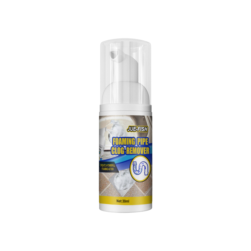 main Jue-Fish Household Pipe Foam Remover, Toilet Pipe Clogging Stain Cleaning Remover Deodorizer