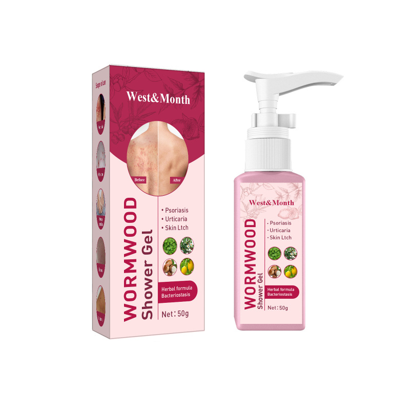 main West&Month Wormwood Body Wash, Daily Cleanses Acne, Moisturizes, Refreshes, Lubricates And Cleanses Skin