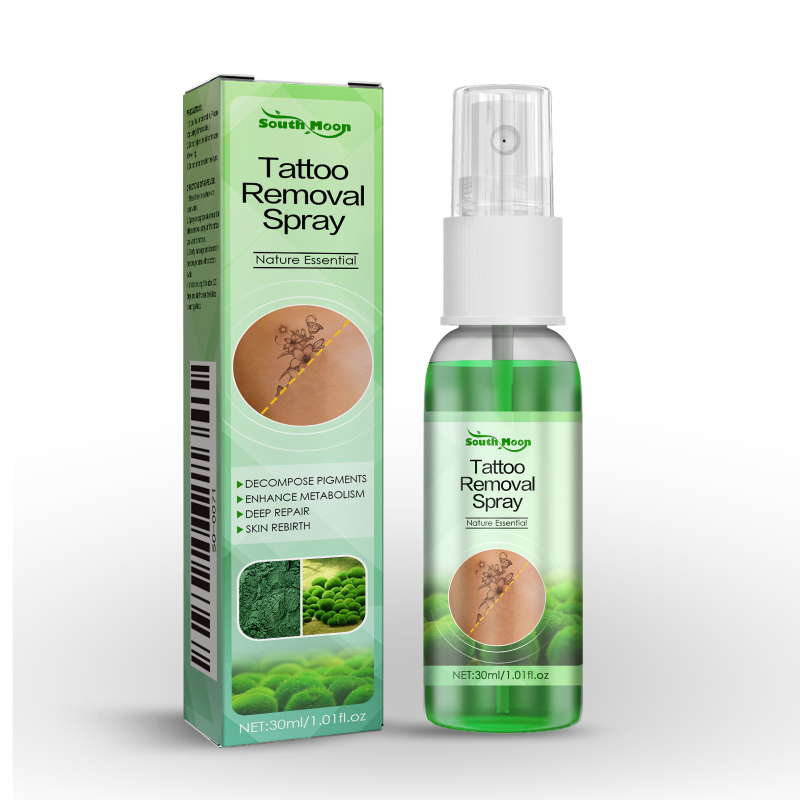 main South Moon Green Algae Print Spray, Tattoo Wash Fade Print Clean Body Gentle And Non-Irritating