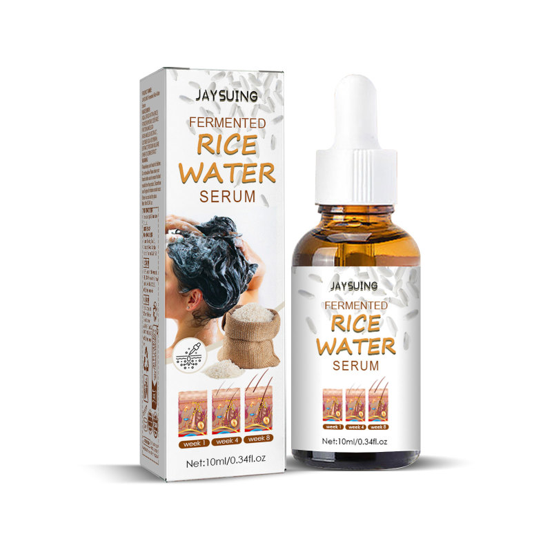 Jaysuing Fermented Rice Water Hair Essence - Gentle And Moisturizing Hair Care Essential Oil