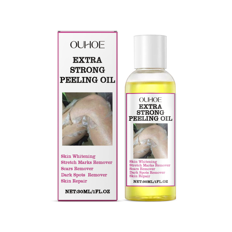 main OUHOE Exfoliating Yellow Skin Oil, Beauty Delicate Yellow Skin Hydrating Brightening Skin, Moisturizing Body And Brightening Skin Tone
