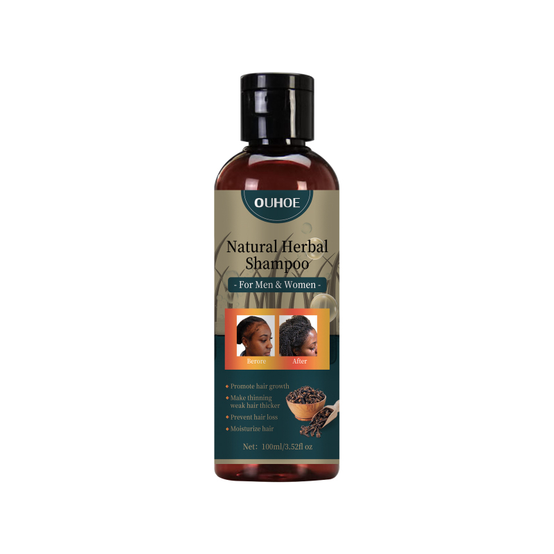 main OUHOE Shampoo Hair Deep Cleansing Massage Scalp Solid Hair Moisturizing Hair Shampoo