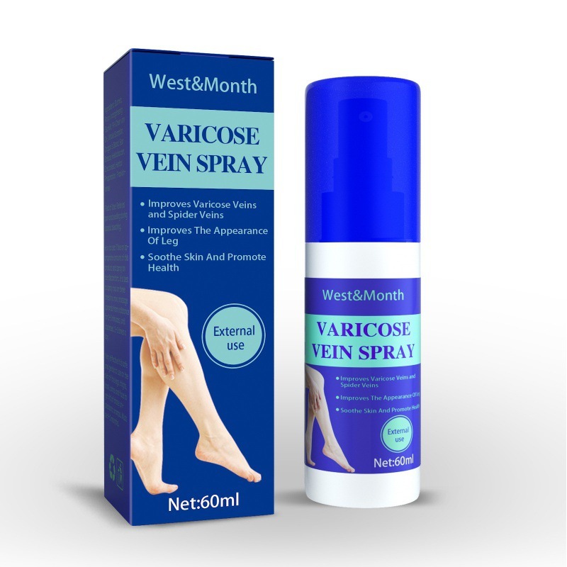 main West&Month Varicose Vein Spray, Relieve Veins And Blood Vessel Bulge Acid Swelling Repair Earthworm Legs