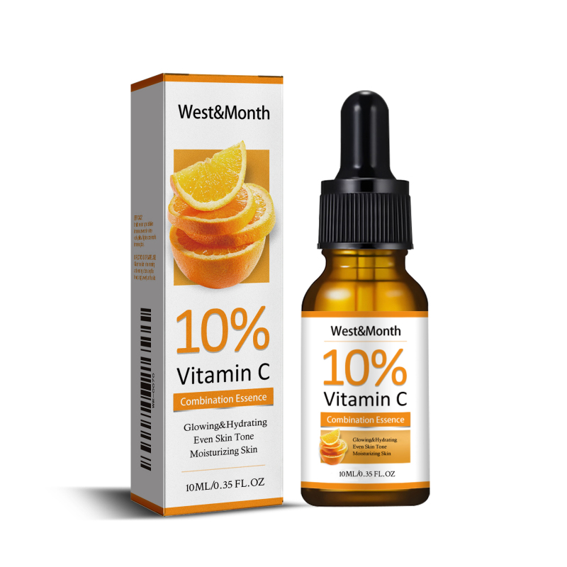 main West&Month Vc Facial Essence, Moisturizes The Facial Skin, Making It Plump, Lustrous, Hydrating And Rejuvenating