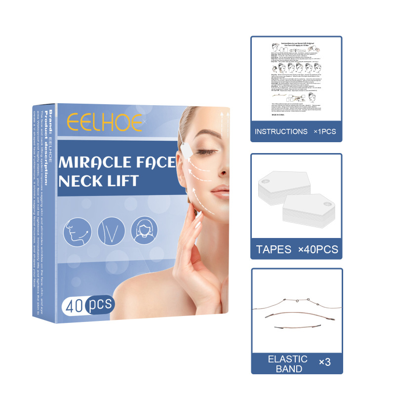 main EELHOE Face Lift Patch, V-Face Lift Face Strap Tighten Chin Shaping Sticker
